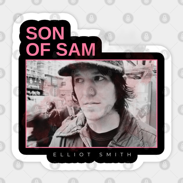 son of sam - vintage minimalism Sticker by sagitaerniart